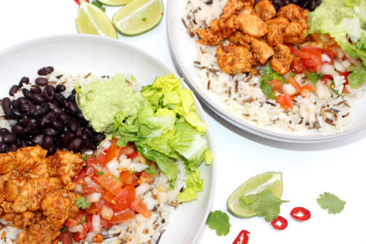 CAJUN CHICKEN BURRITO BOWL