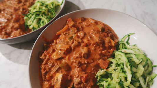 CREAMY COURGETTI BOLOGNAISE