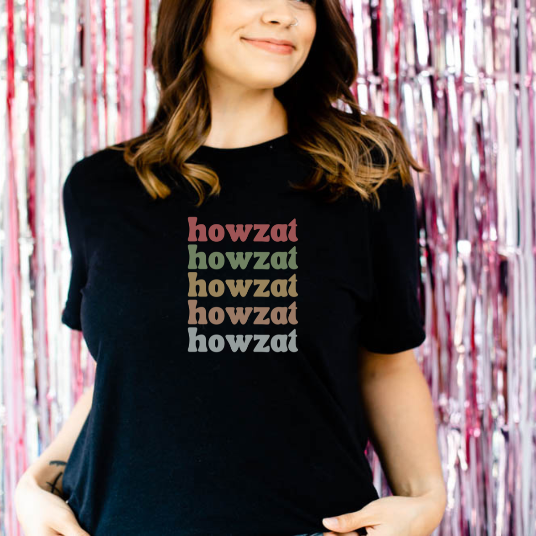 Howzat Retro Cricket Tshirt