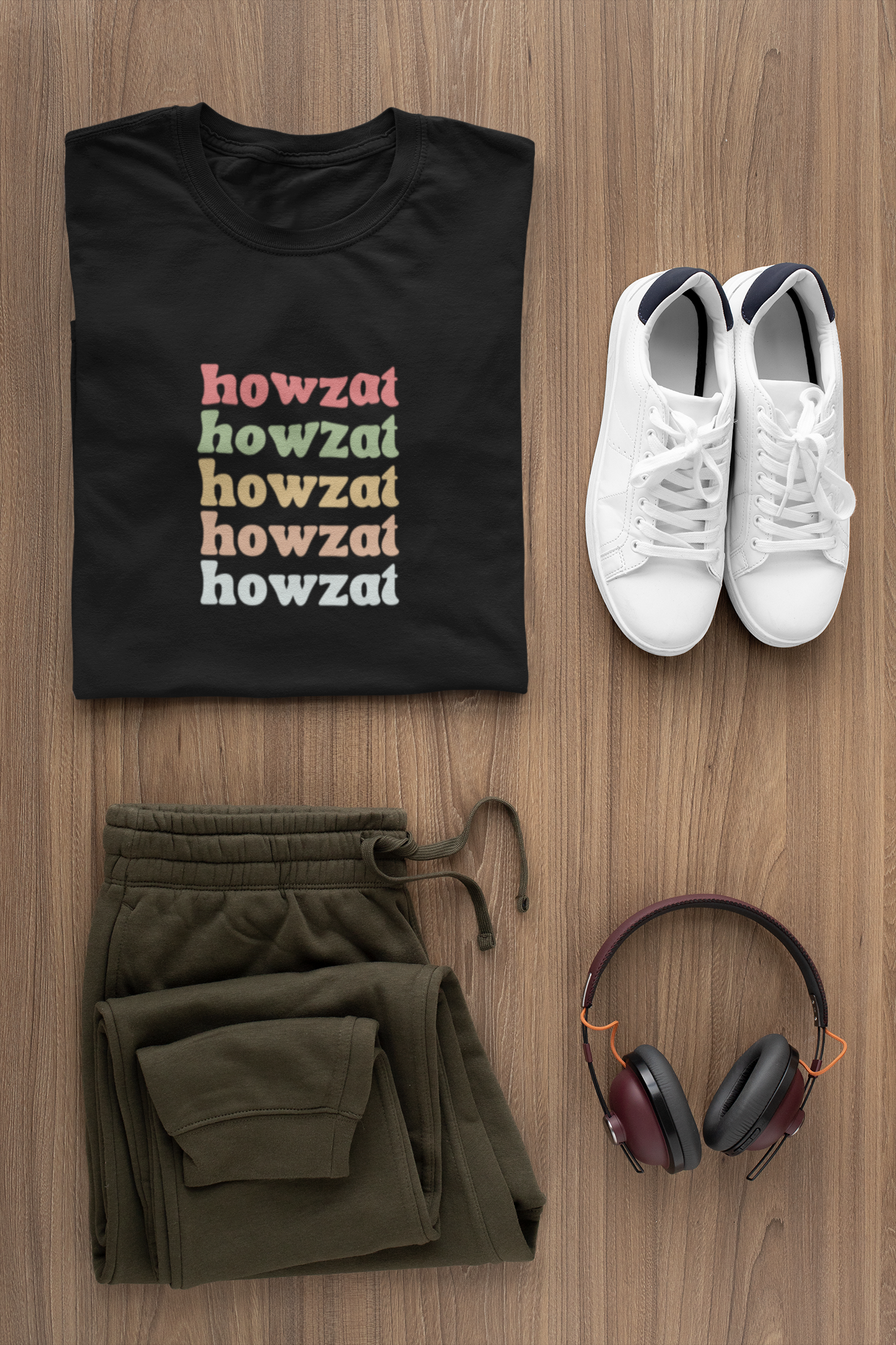 Howzat Retro Cricket Tshirt