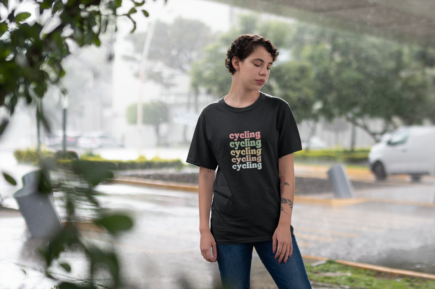 Retro Style Cycling T-Shirt
