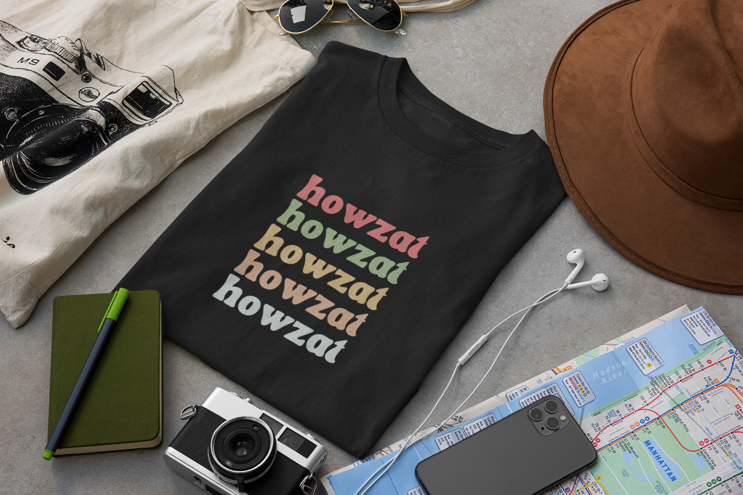 Howzat Retro Cricket Tshirt