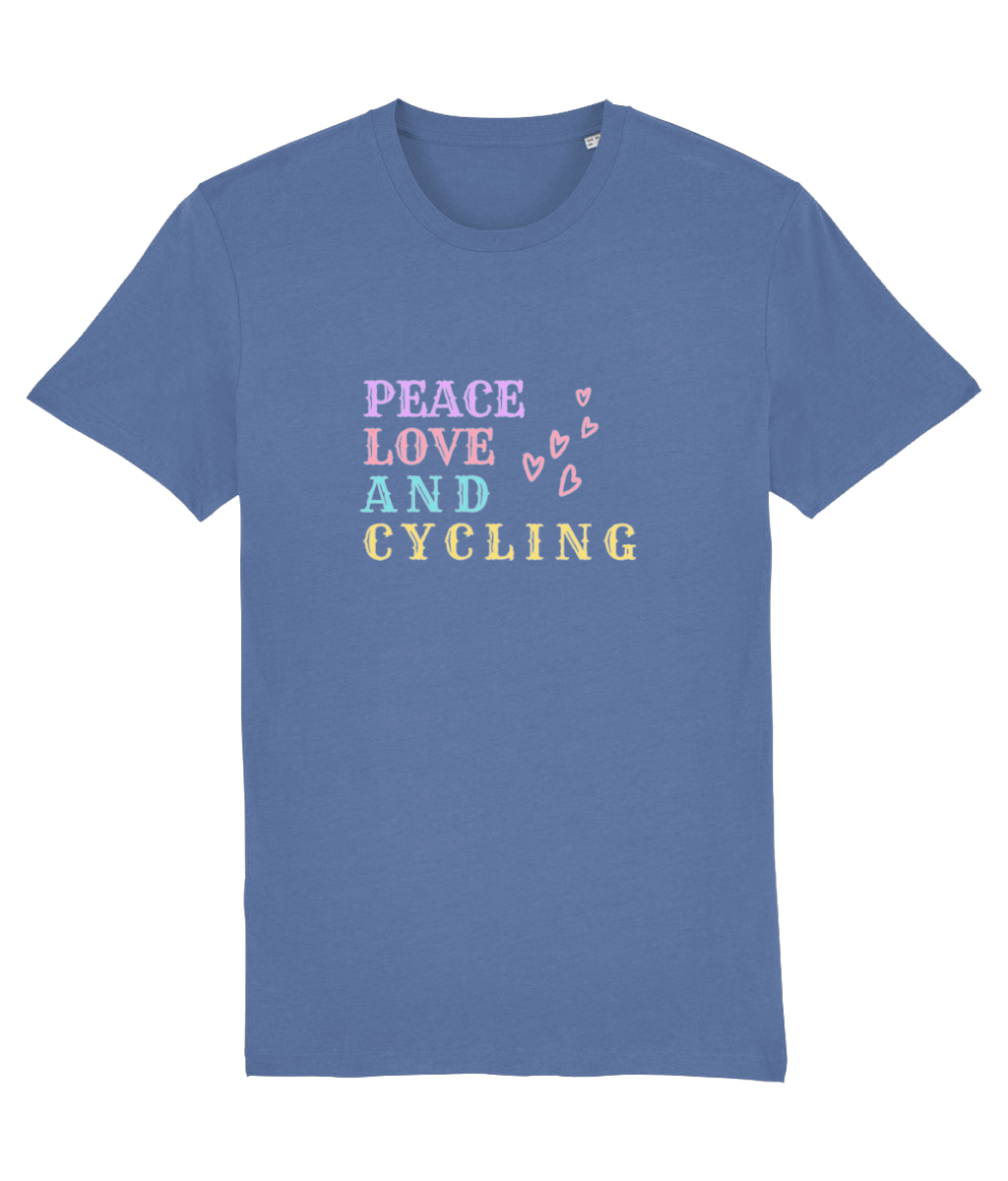 Peace Love and Cycling Men's T-Shirt