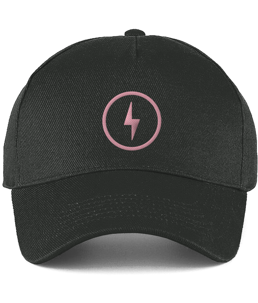 Pink Bolt Baseball Cap