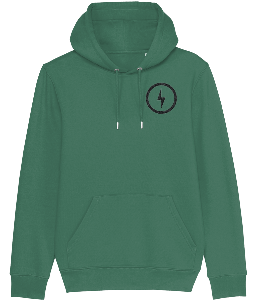 GREY BOLT UNISEX HOODIE