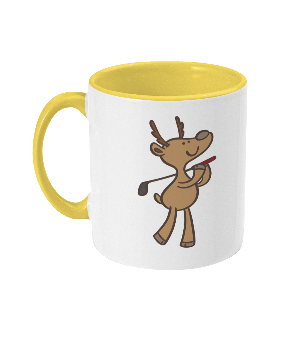 Reindeer Golf Mug