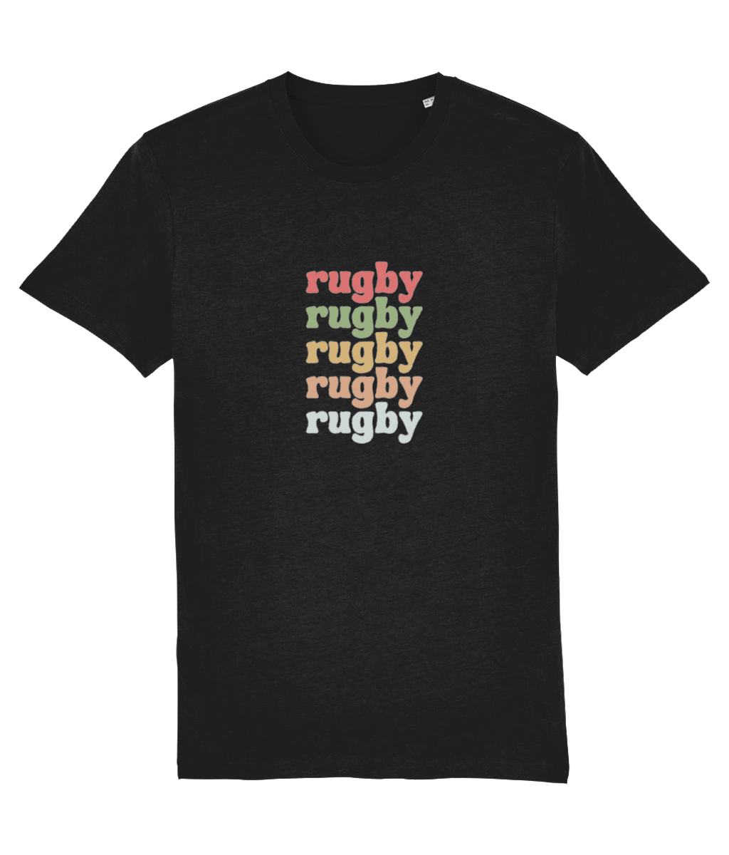 Retro Style Rugby T-Shirt