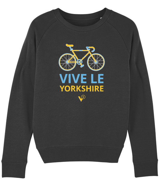 VIVE LE YORKSHIRE WOMEN'S CYCLING SWEATSHIRT