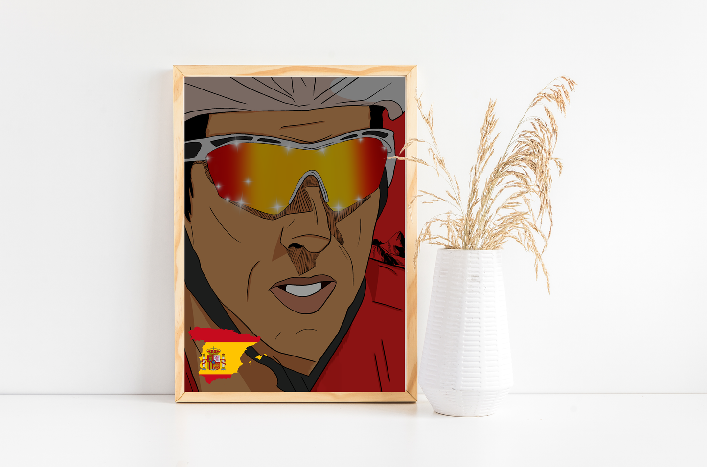 Grand Tour Spain Cycling Poster Print