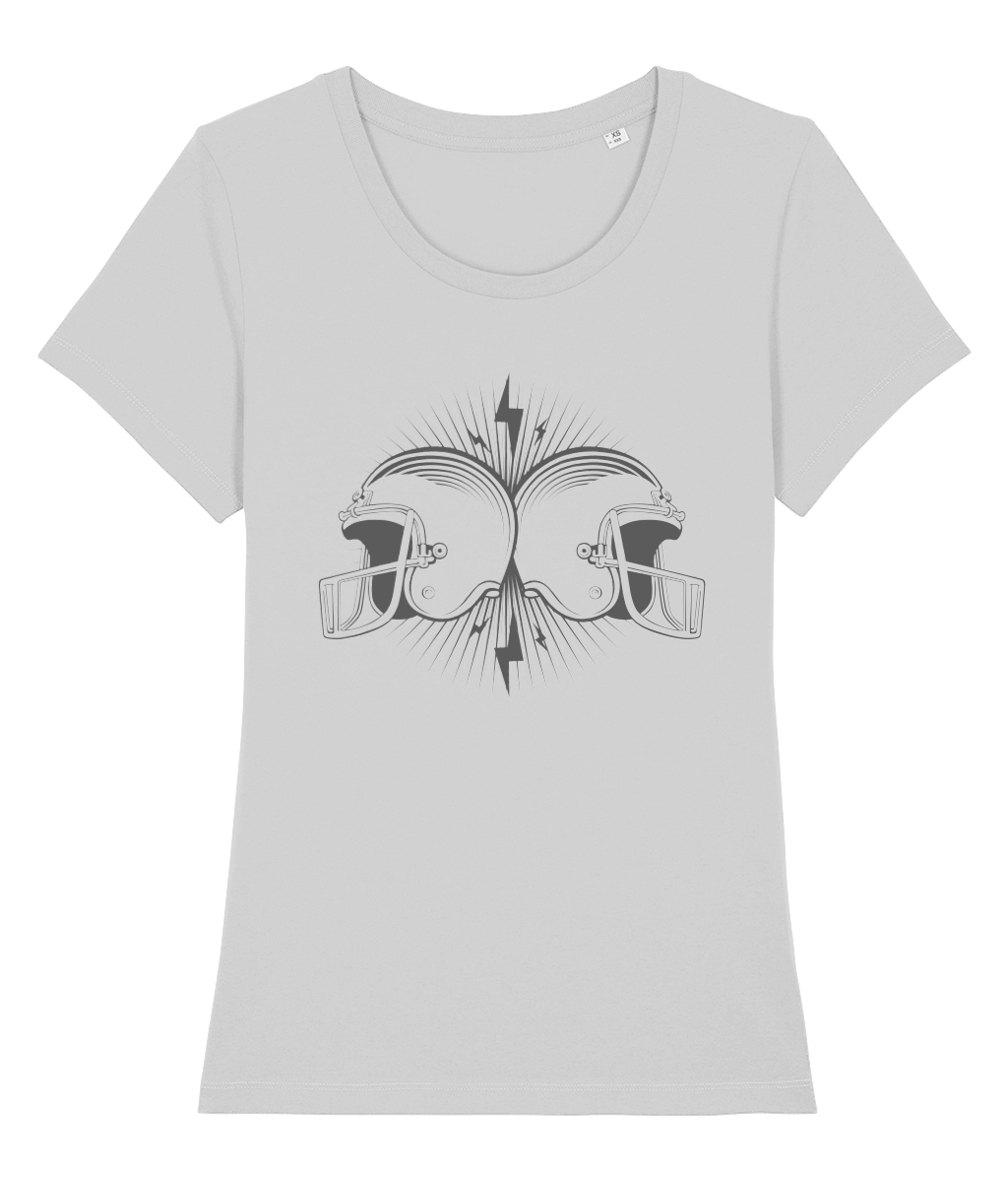 AMERICAN FOOTBALL HELMETS WOMENS T-SHIRT
