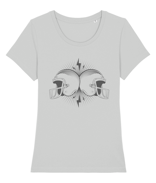 AMERICAN FOOTBALL HELMETS WOMENS T-SHIRT