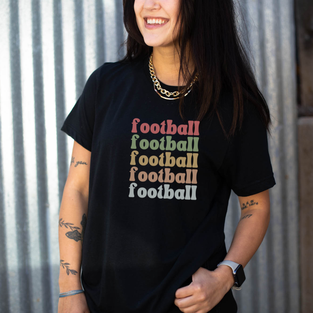 Retro Style Football T-Shirt