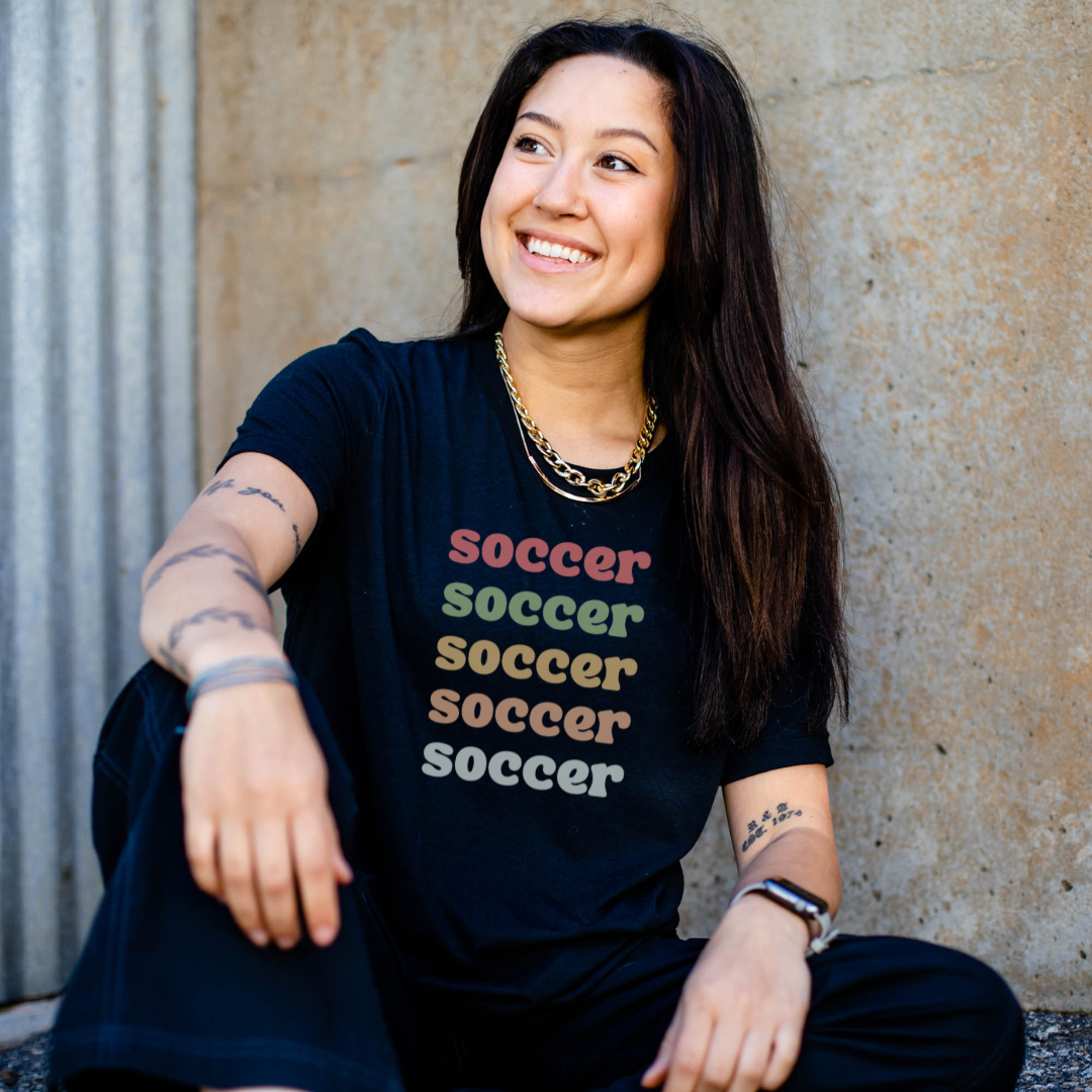 Retro Style Soccer T-Shirt