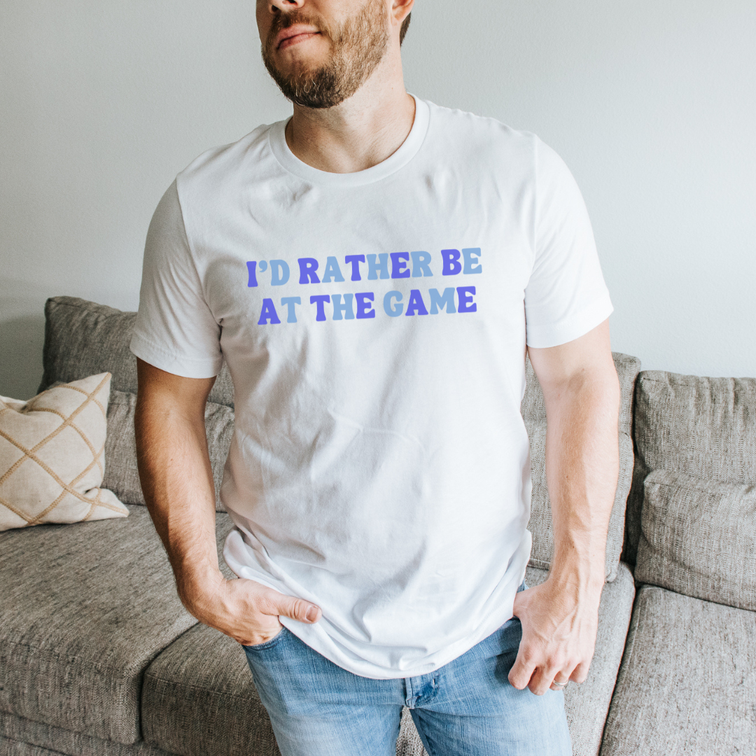 I'd Rather Be At The Game Retro T-Shirt