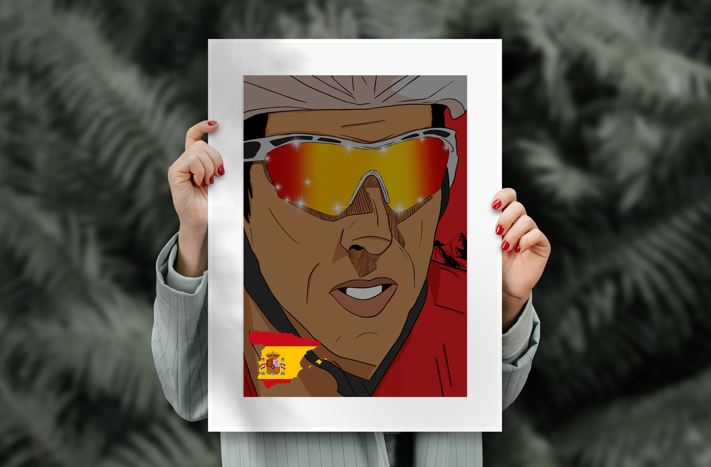 Grand Tour Spain Cycling Poster Print