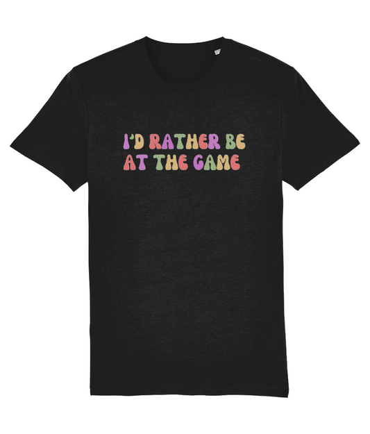 I'd Rather Be At The Game Women's Retro T-Shirt