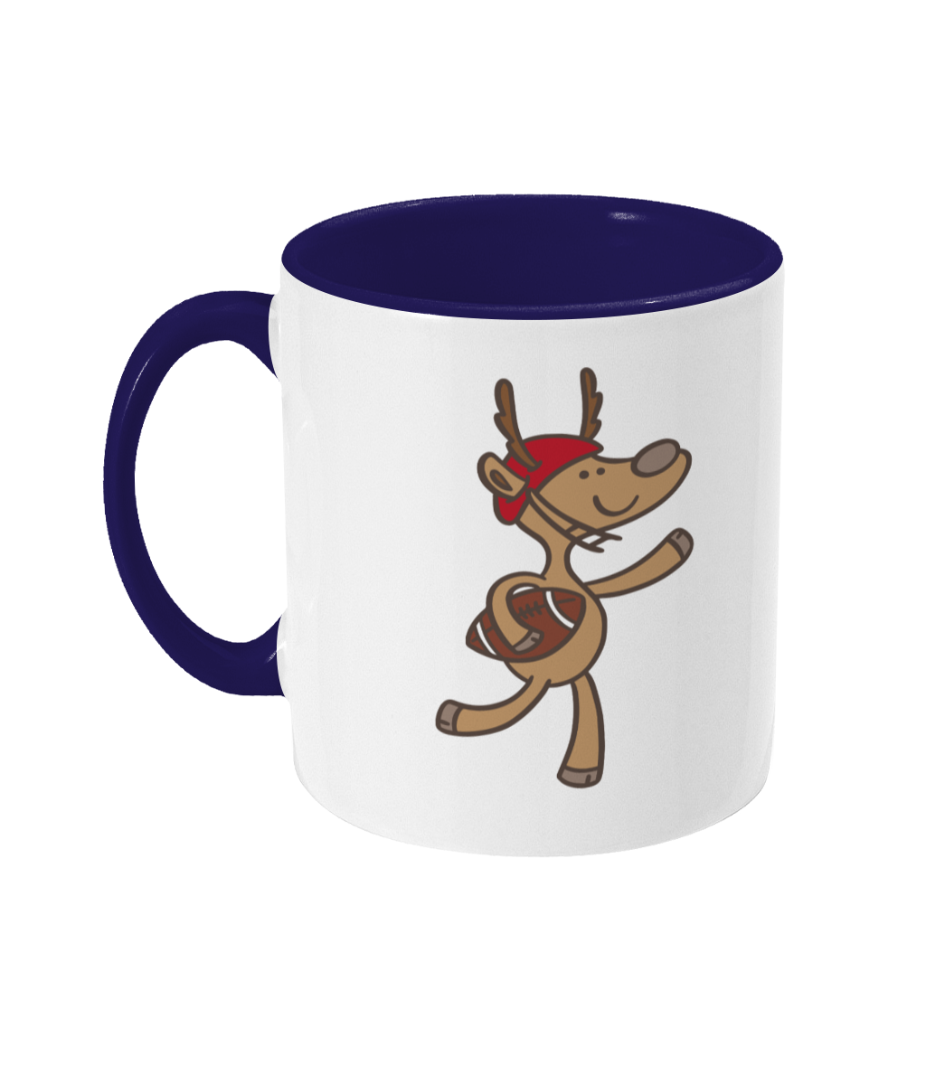 Reindeer American Football Mug