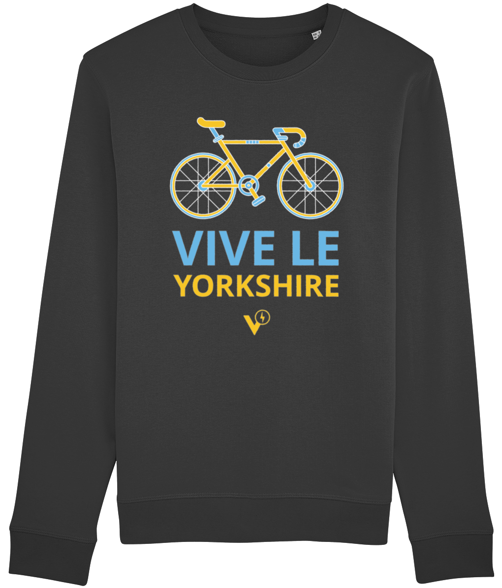 VIVE LE YORKSHIRE MEN'S CYCLING SWEATSHIRT