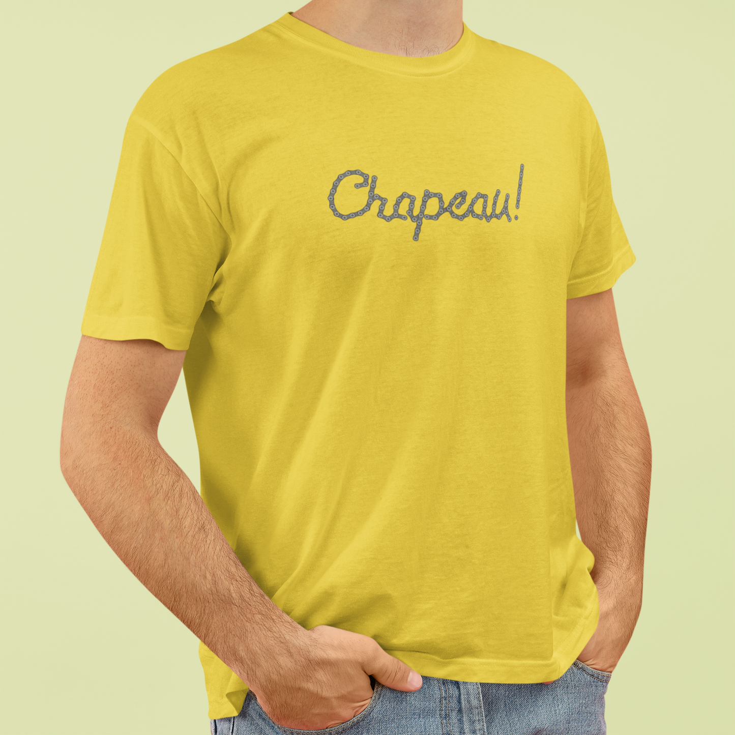 Chapeau Cycling Yellow T-Shirt