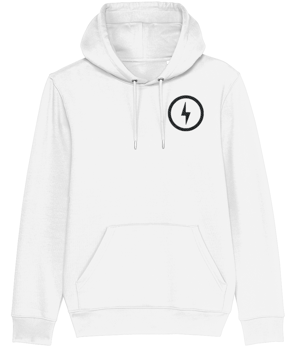 GREY BOLT UNISEX HOODIE