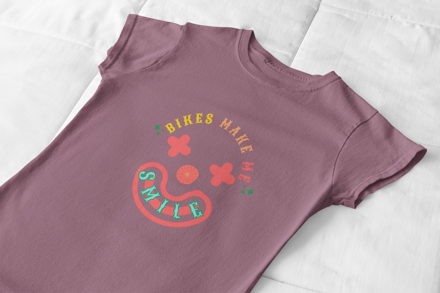 Bikes Make Me Smile Women's T-Shirt