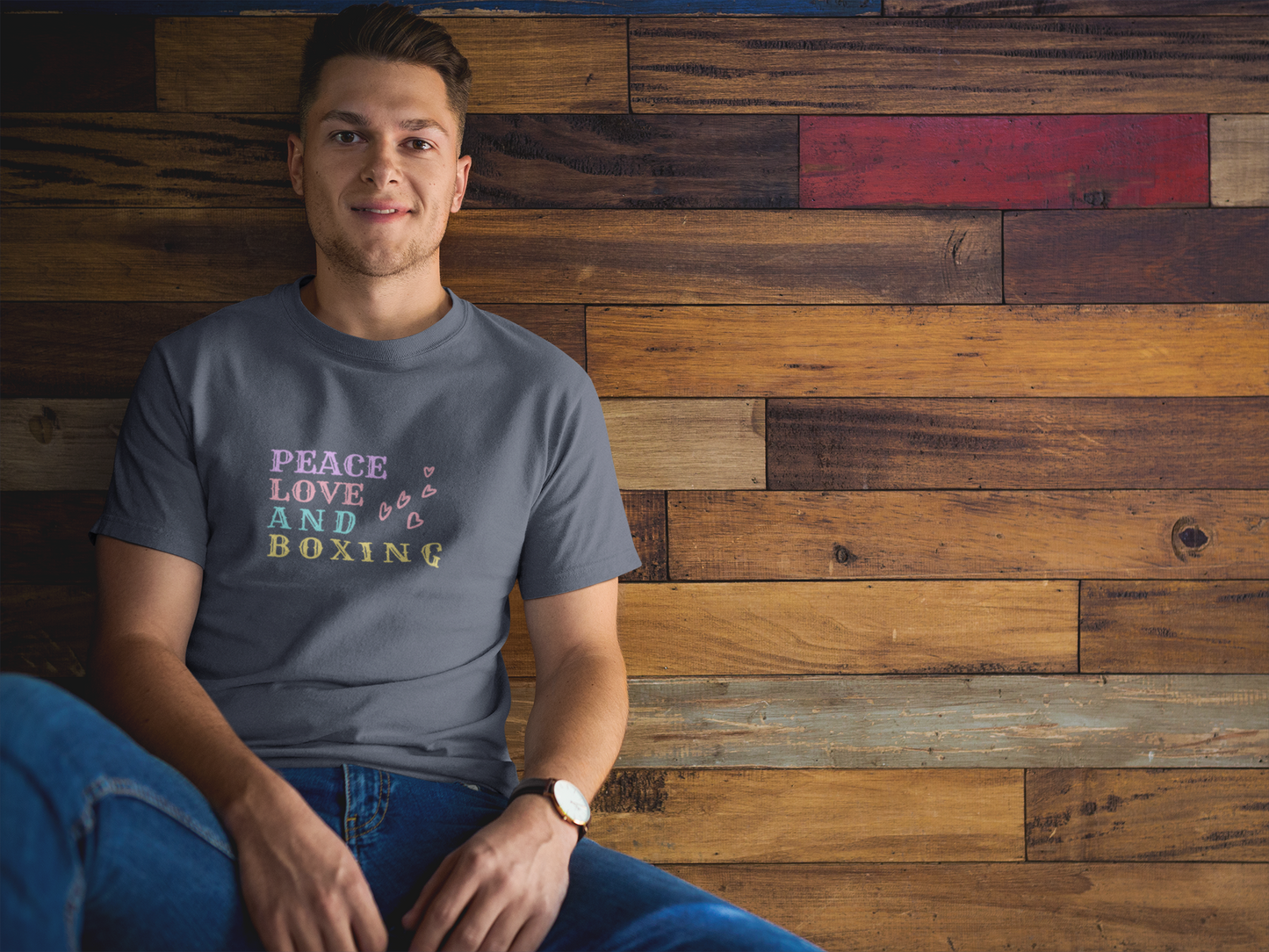 Peace Love And Boxing T-Shirt