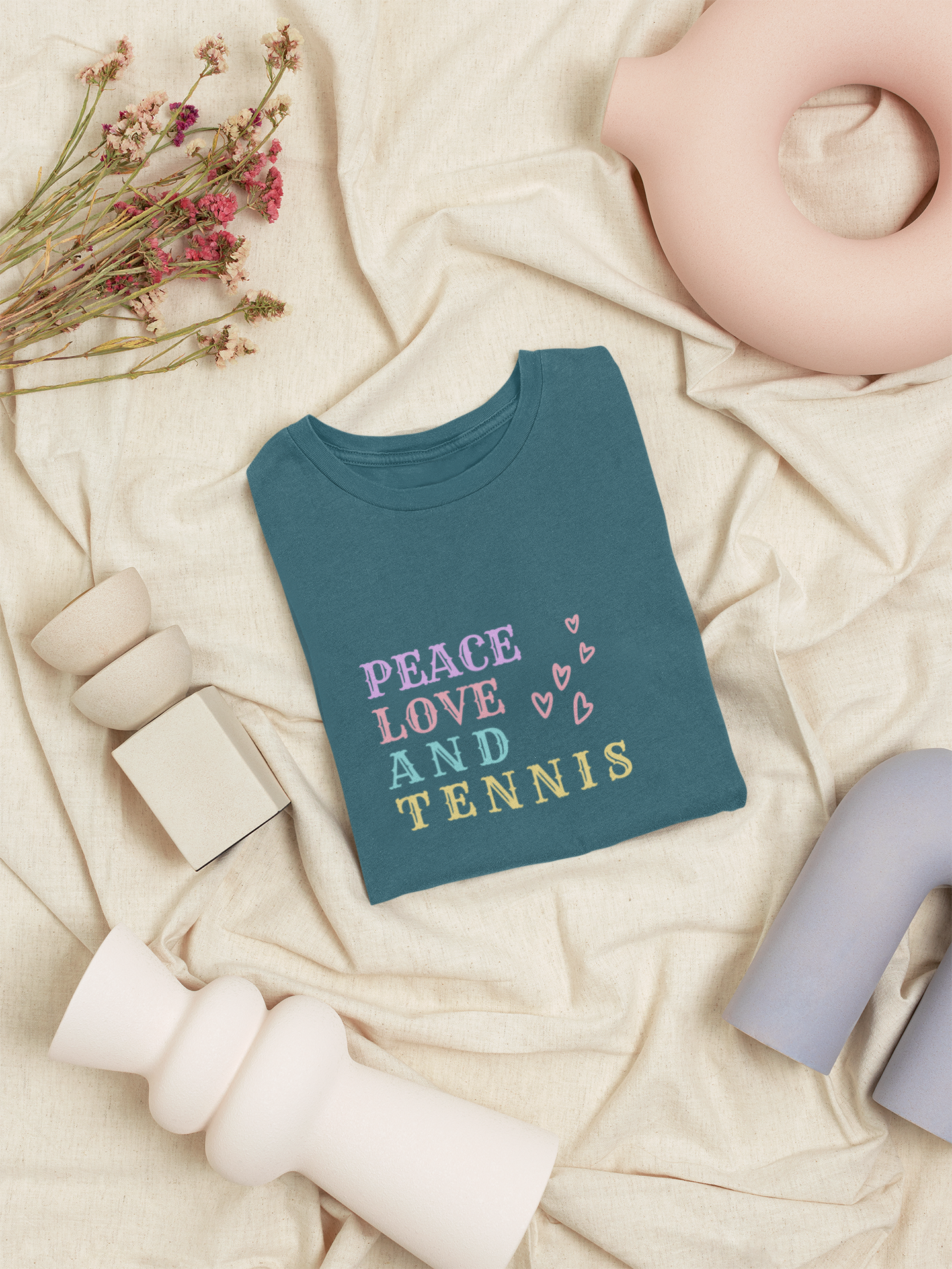 Peace Love And Tennis Women's T-Shirt