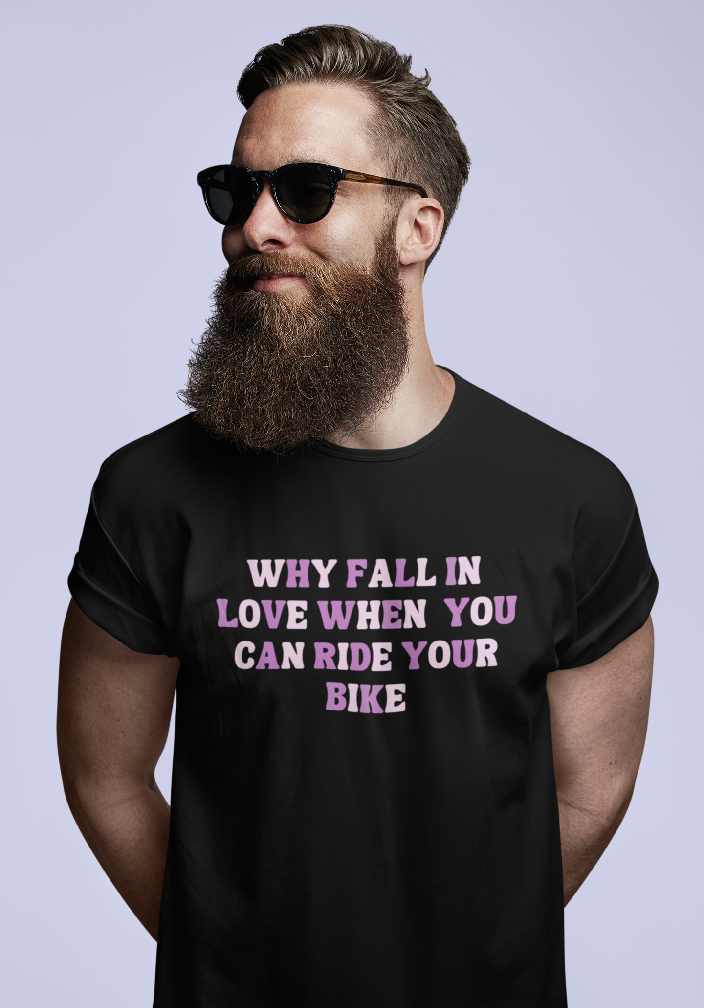 Why Fall In Love When You Can Ride Your Bike Cycling T-Shirt