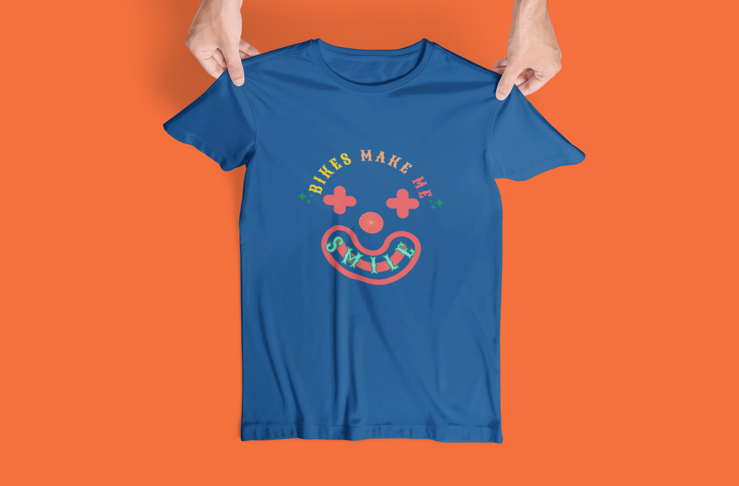 Bikes Make Me Smile Men's T-Shirt