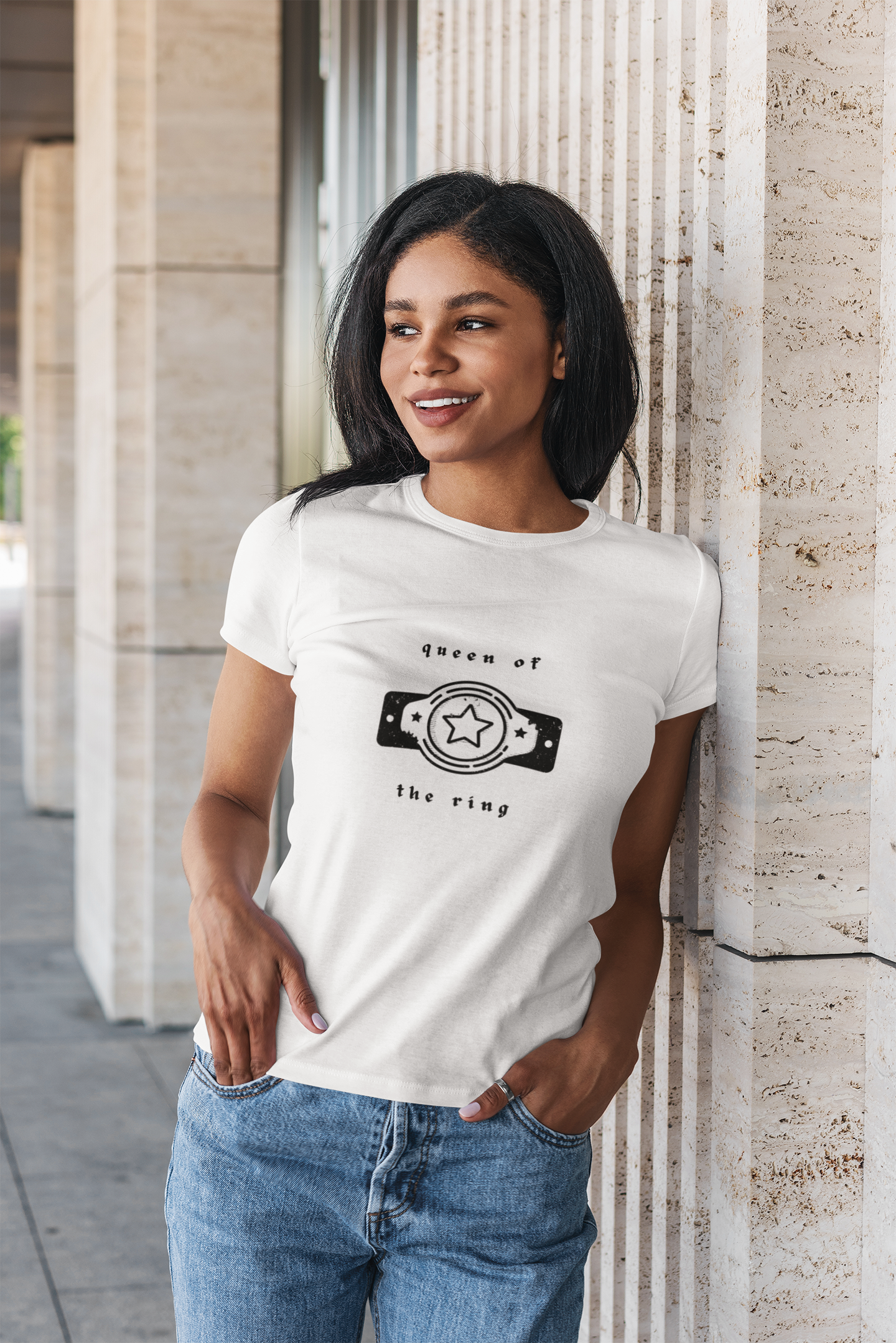 Queen Of The Ring Boxing T-Shirt
