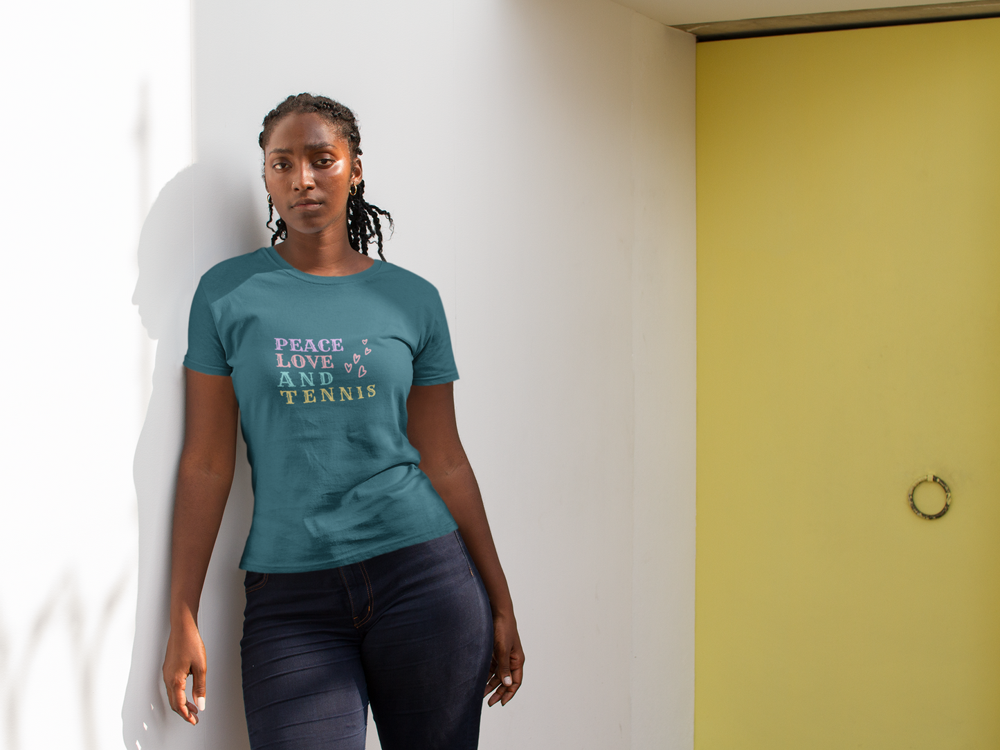Peace Love And Tennis Women's T-Shirt