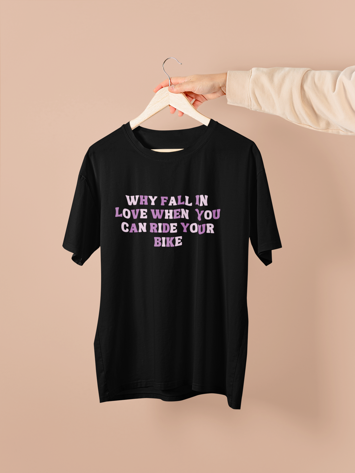 Why Fall In Love When You Can Ride Your Bike Cycling T-Shirt