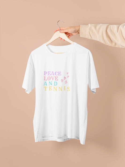 Peace Love And Tennis T-Shirt