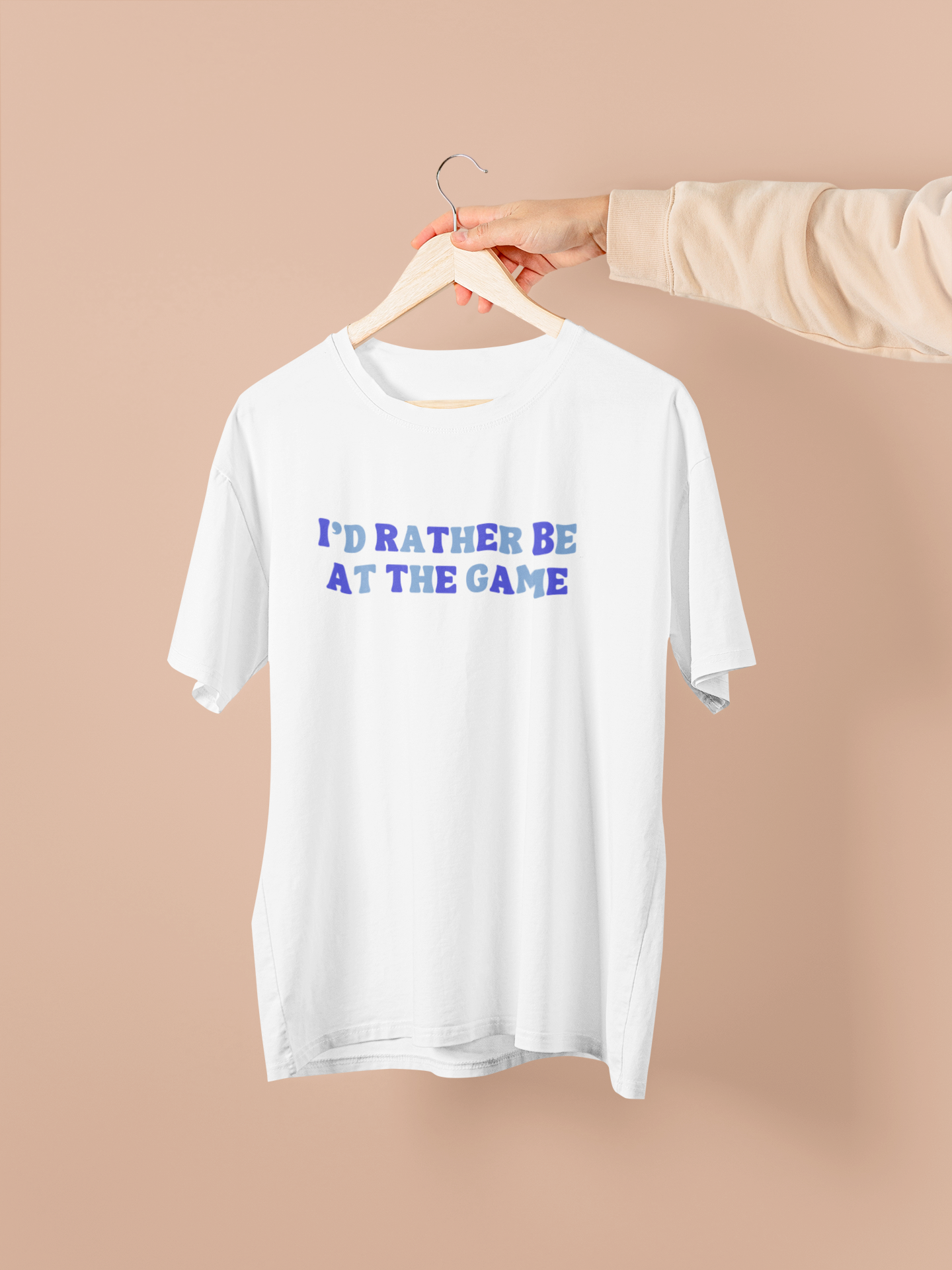 I'd Rather Be At The Game Retro T-Shirt