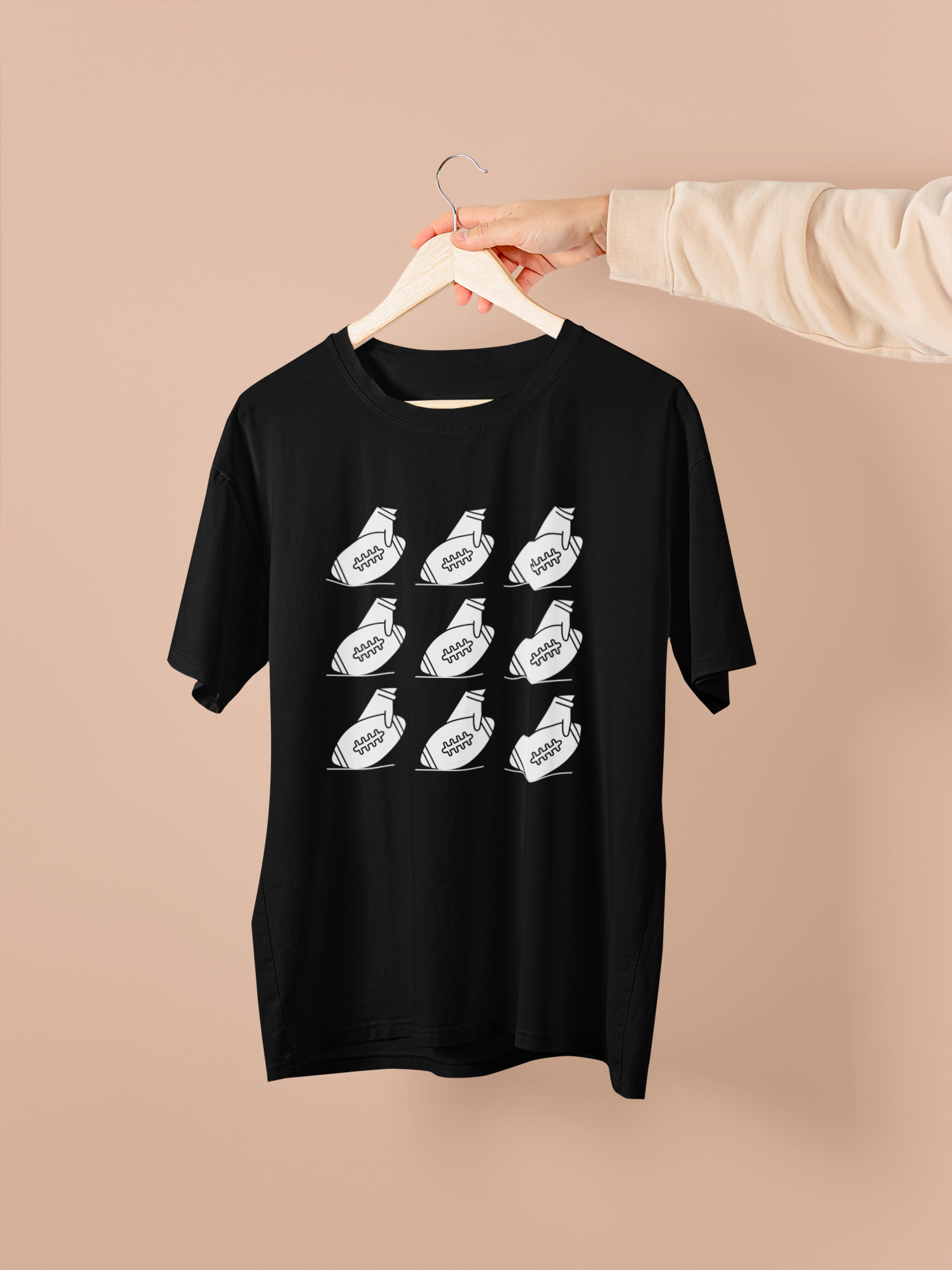 Multiple American Football T-Shirt