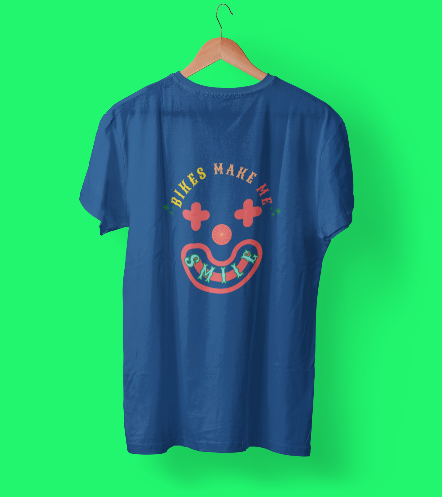 Bikes Make Me Smile Men's T-Shirt