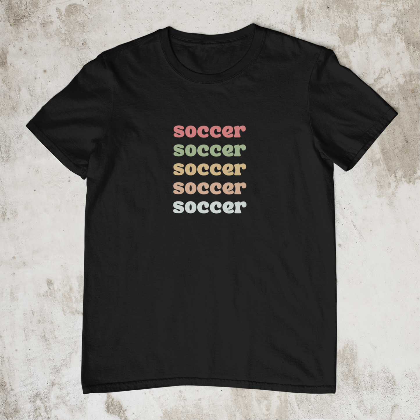 Retro Style Soccer T-Shirt