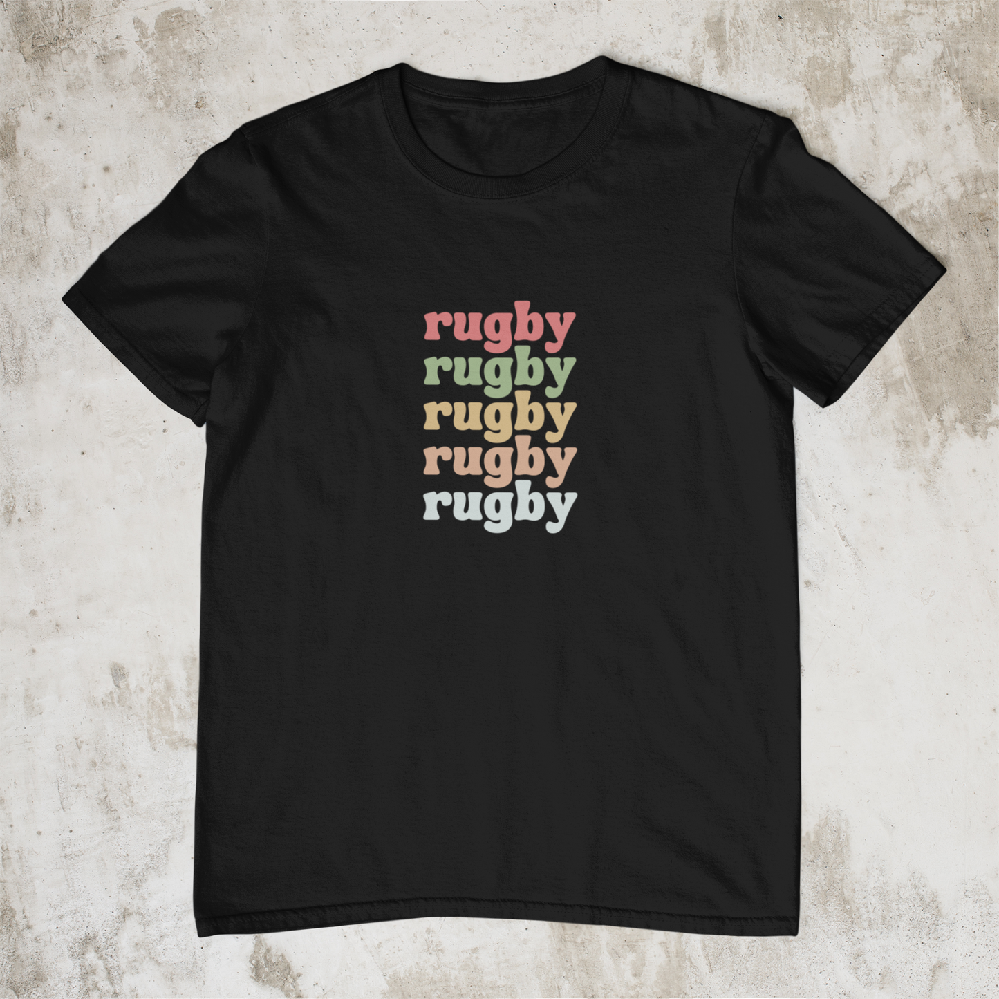 Retro Style Rugby T-Shirt