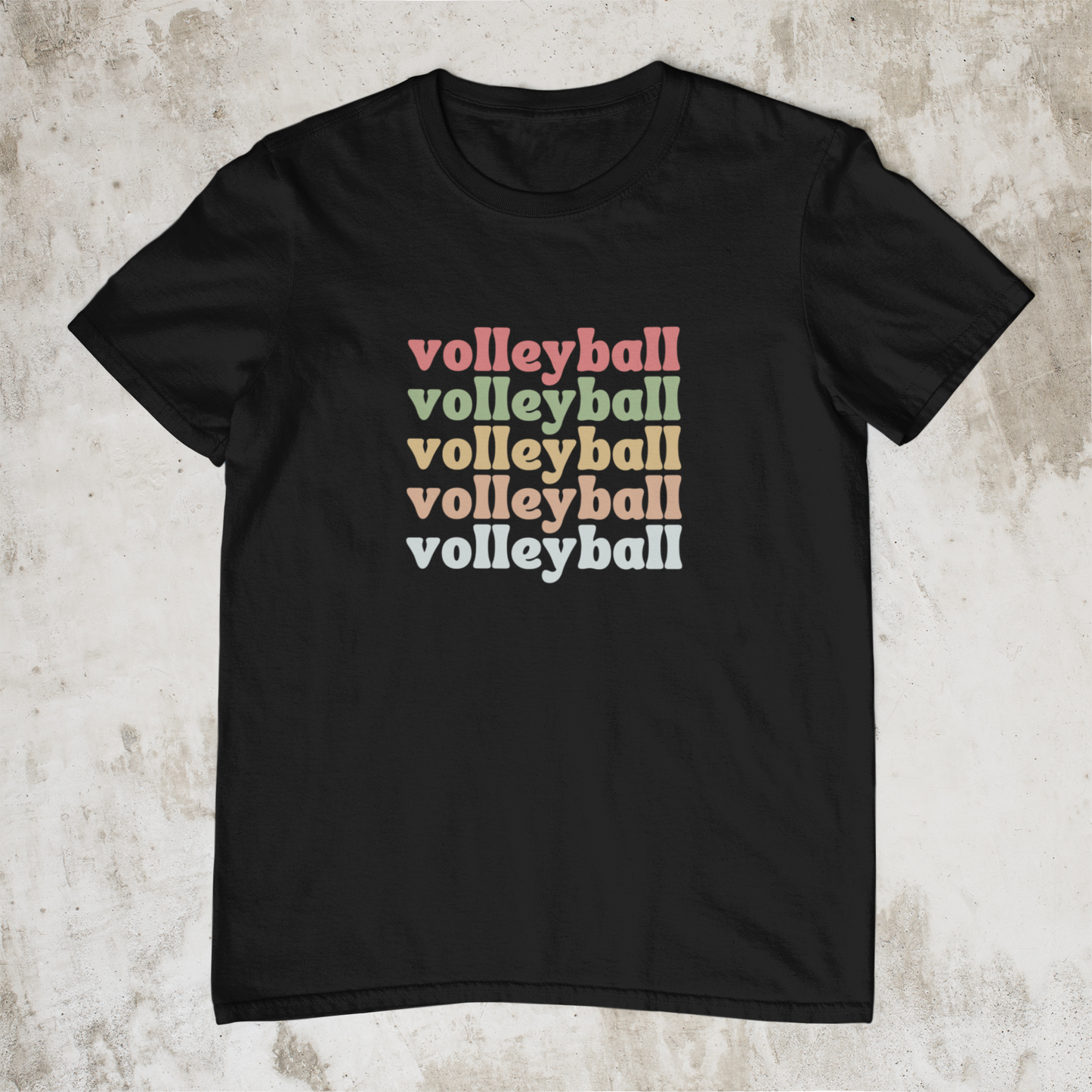Retro Style Volleyball Shirt