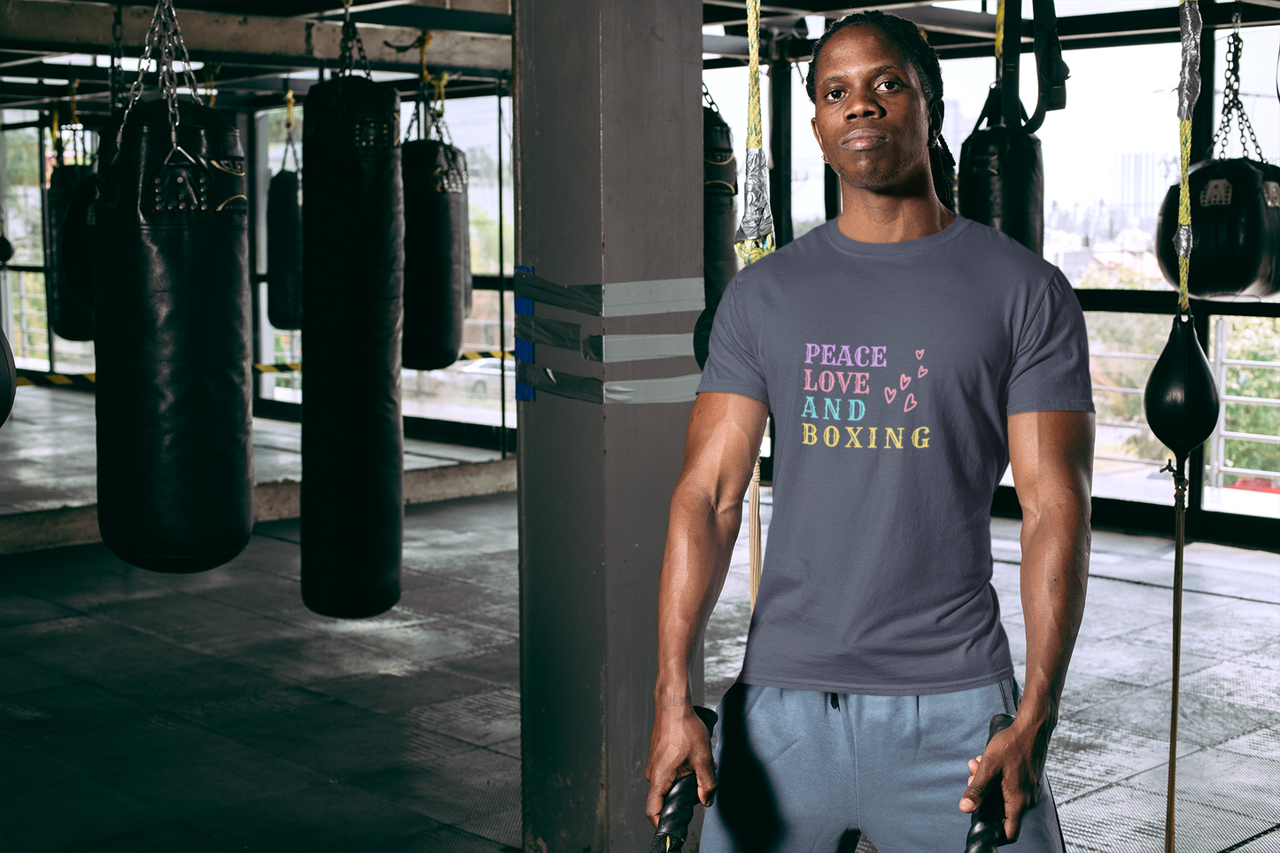 Peace Love And Boxing T-Shirt