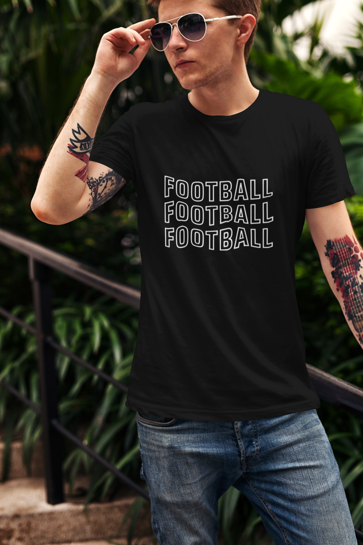 football t-shirt