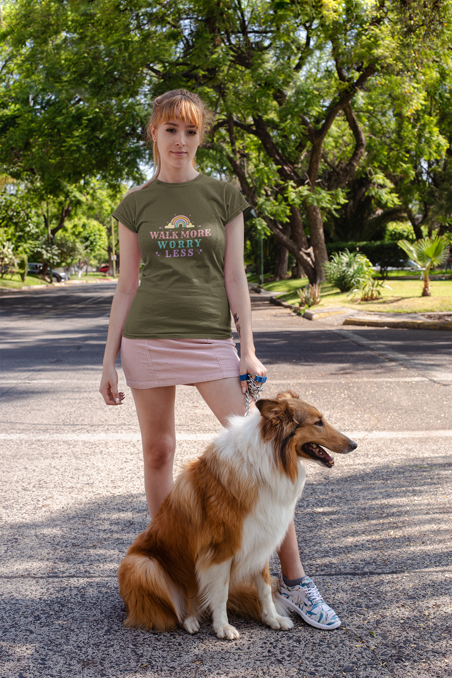 Walk more tshirt for women