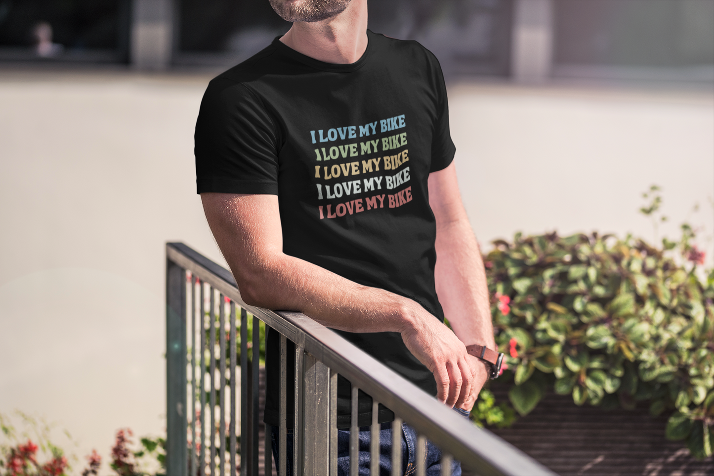 I Love My Bike Retro T-Shirt