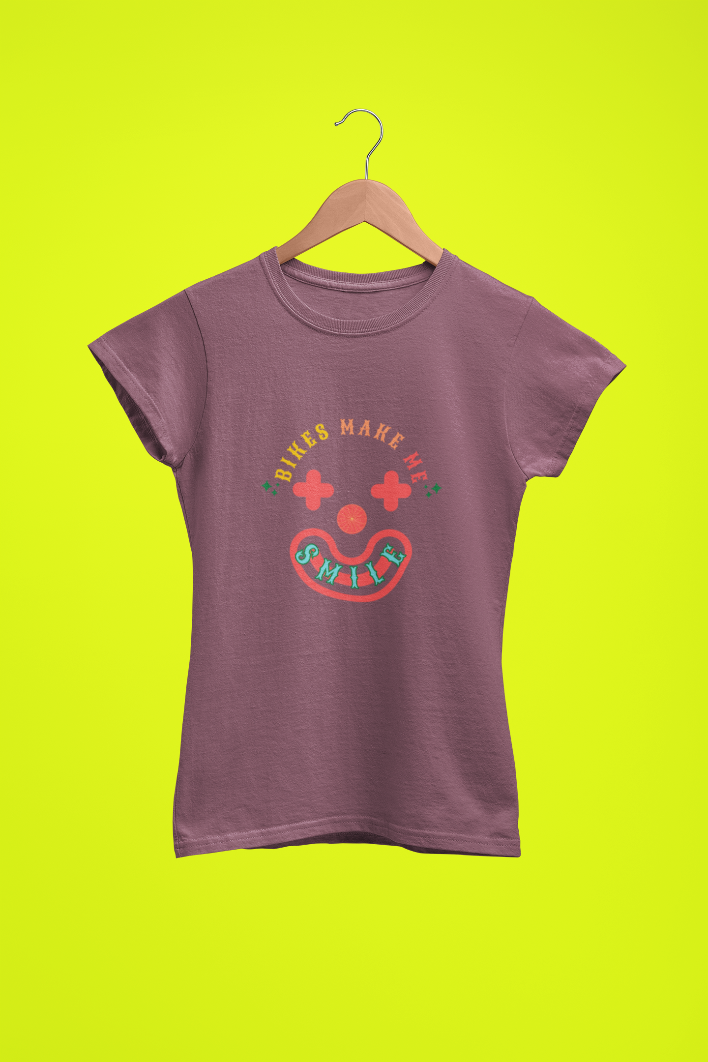Bikes Make Me Smile Women's T-Shirt