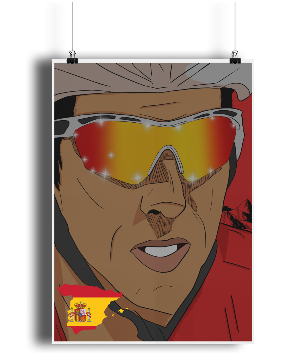 Grand Tour Spain Cycling Poster Print