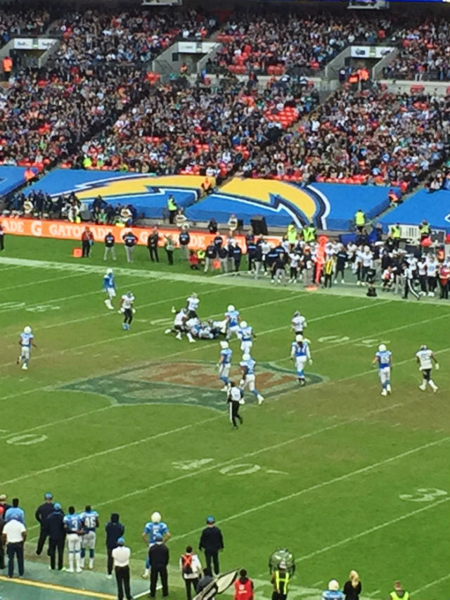 THE TITANS & THE CHARGERS AT WEMBLEY