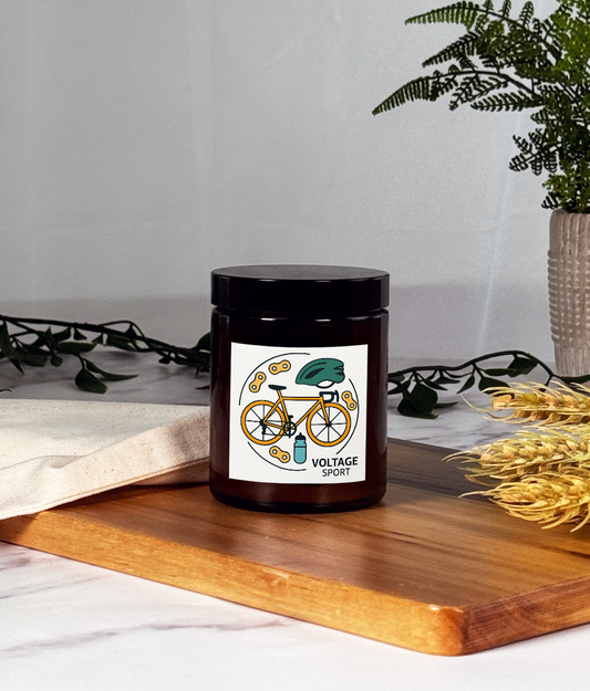 Cycling Illustrated Candle