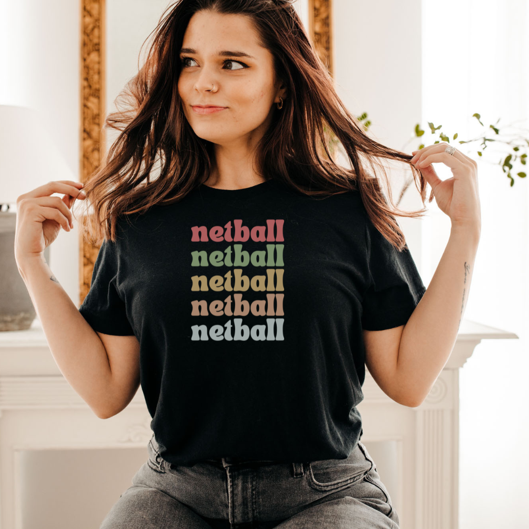 netball t shirt designs