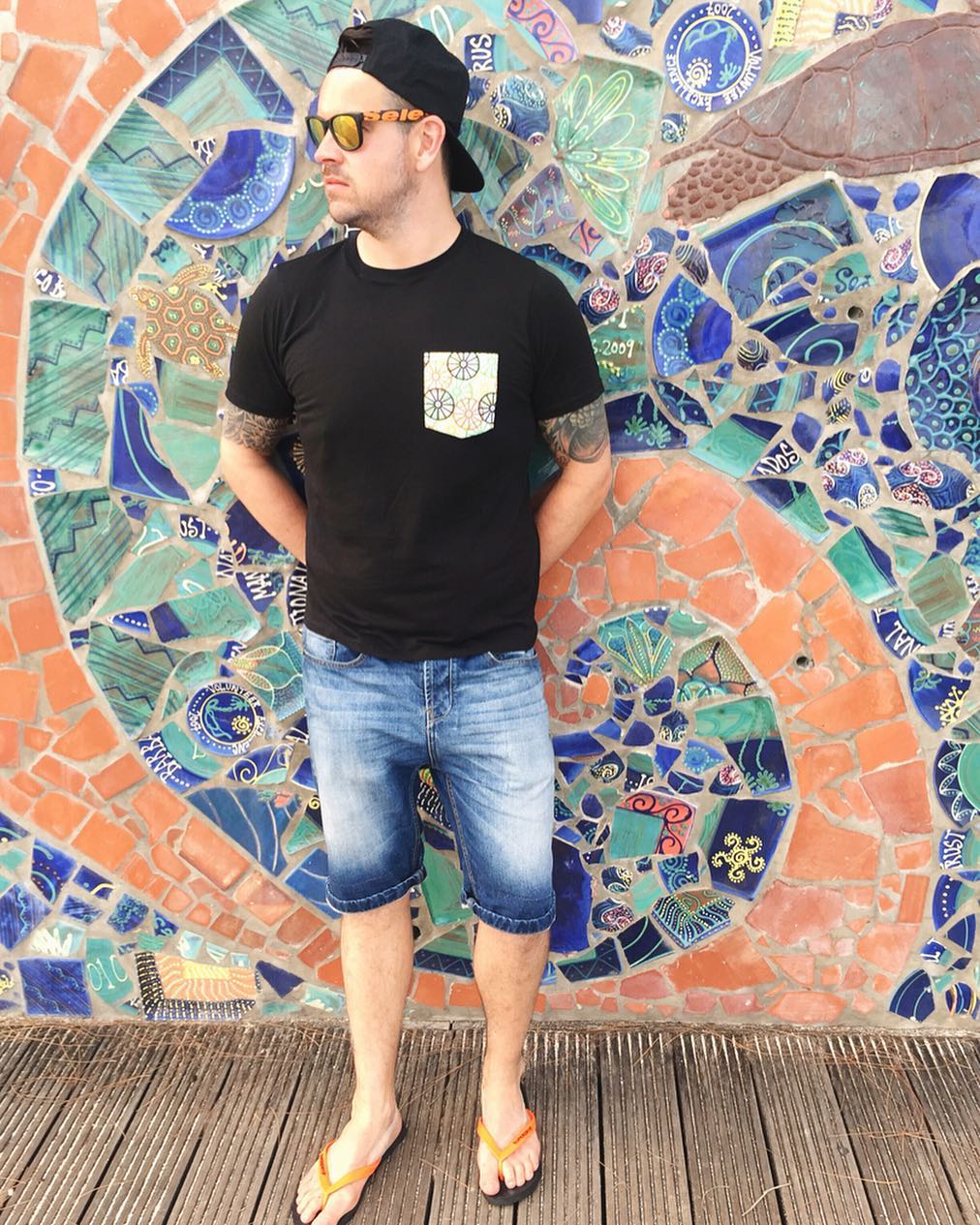 WHEELIE CYCLING POCKET T-SHIRT