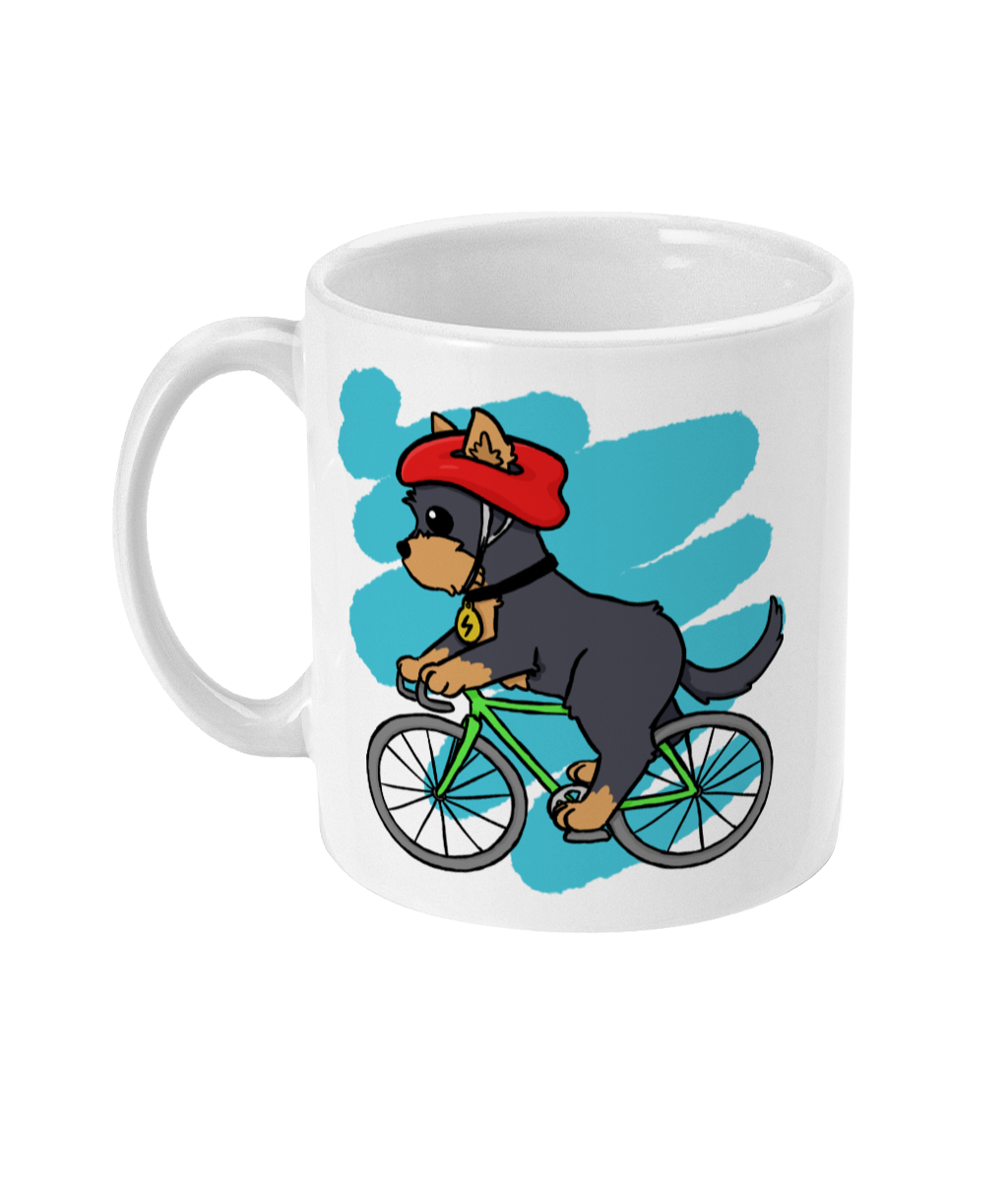 Yorkie Cycling Mug
